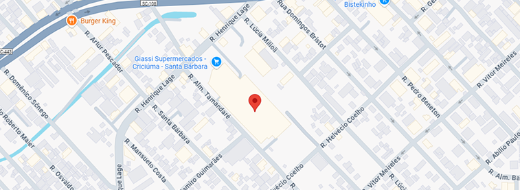 Mapa Criciúma